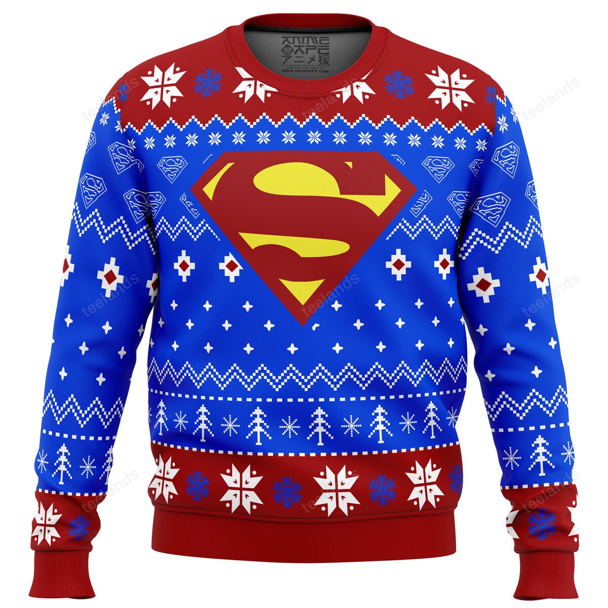 Superman 3D Christmas Sweater - Holiday Gift product image