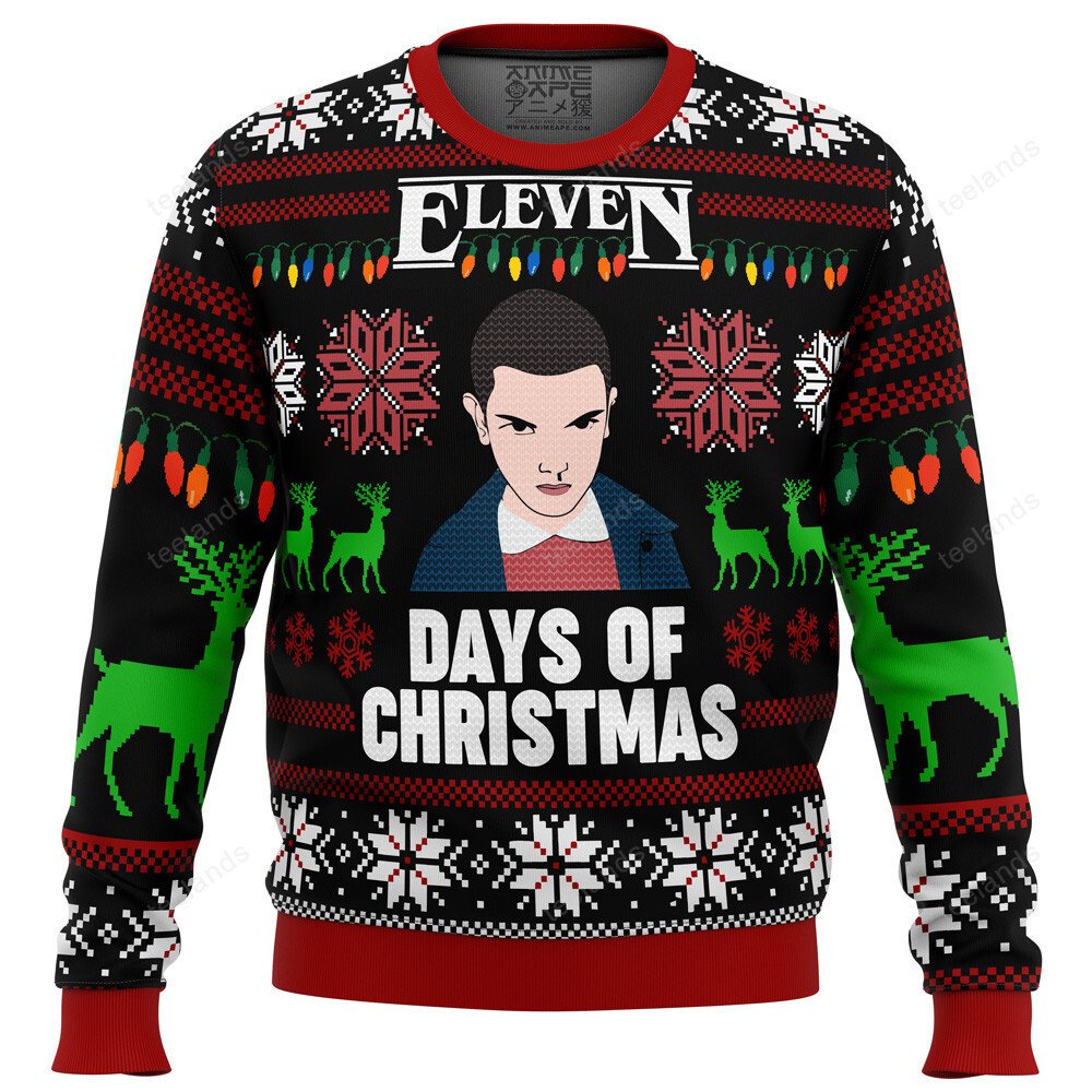 Eleven days of 3D Christmas Sweater - Holiday Gift product image