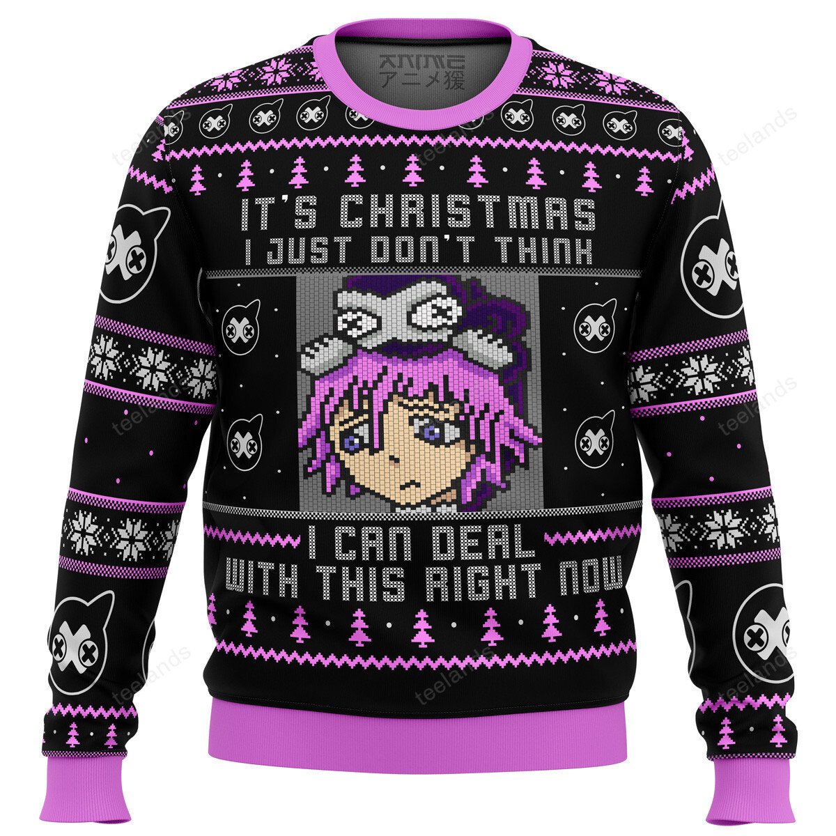 Ram and Rem Christmas unites us in peace and love 3D Christmas Sweater - Holiday Gift product image 3