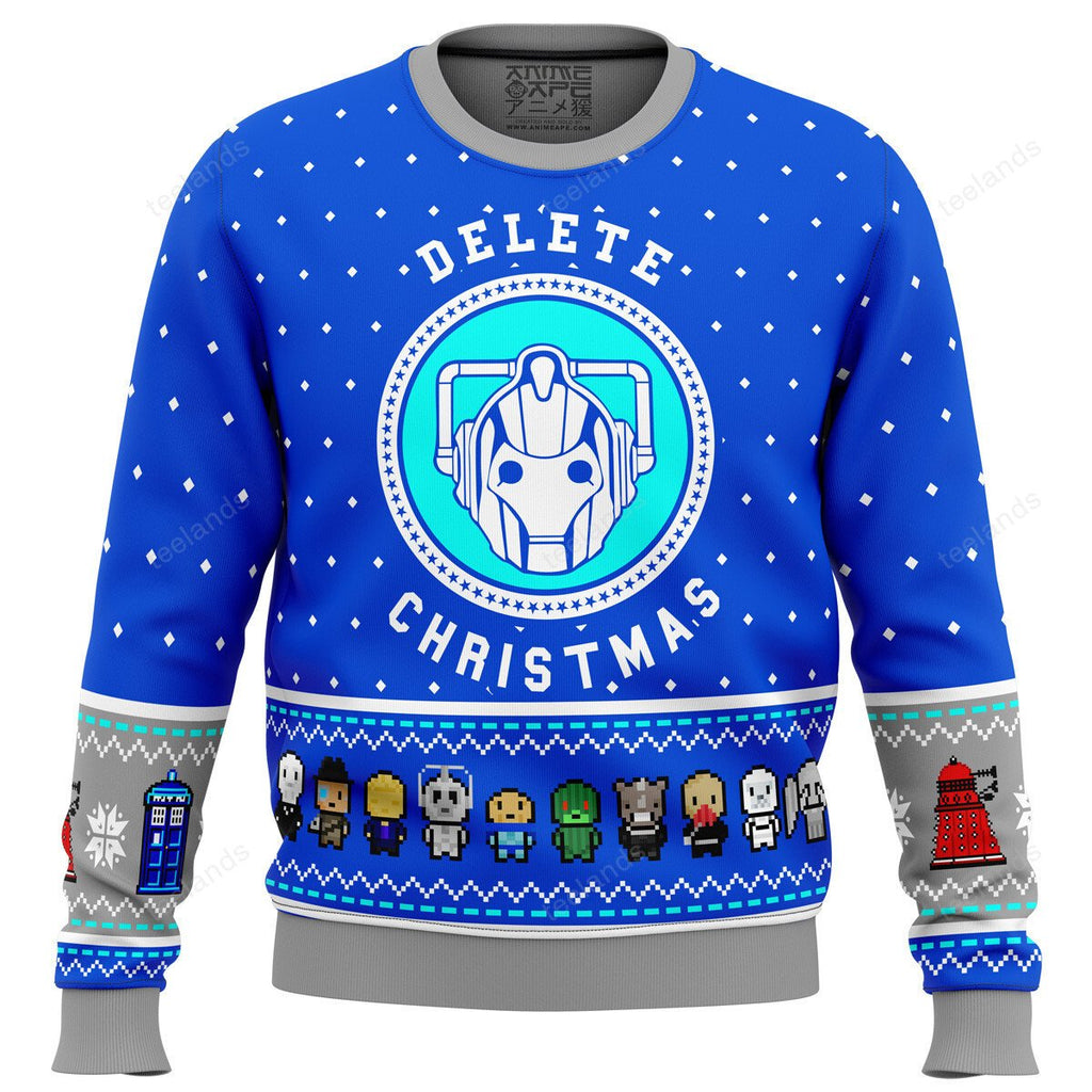 Ram and Rem Christmas unites us in peace and love 3D Christmas Sweater - Holiday Gift product image 5