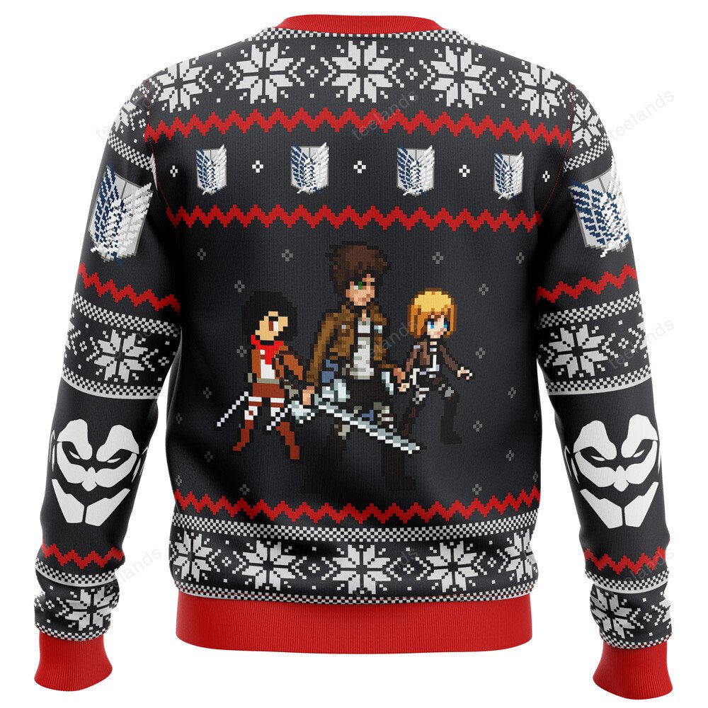 Colossal Claus is coming to town 3D Christmas Sweater - Holiday Gift product image 2