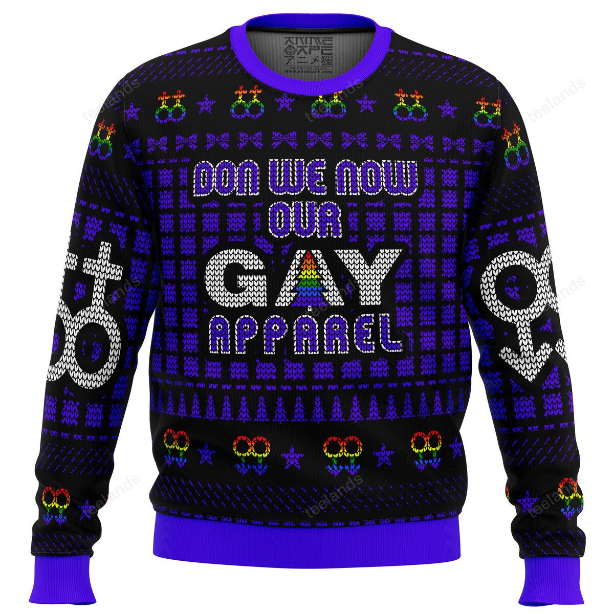 Don we now our gay apparel 3D Christmas Sweater - Holiday Gift product image