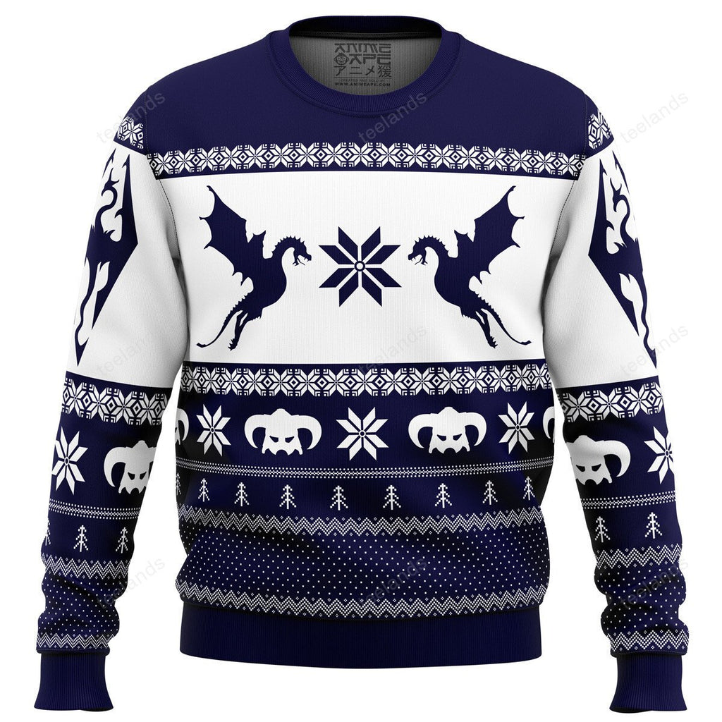 Guyver let it snow 3D Christmas Sweater - Holiday Gift product image 3
