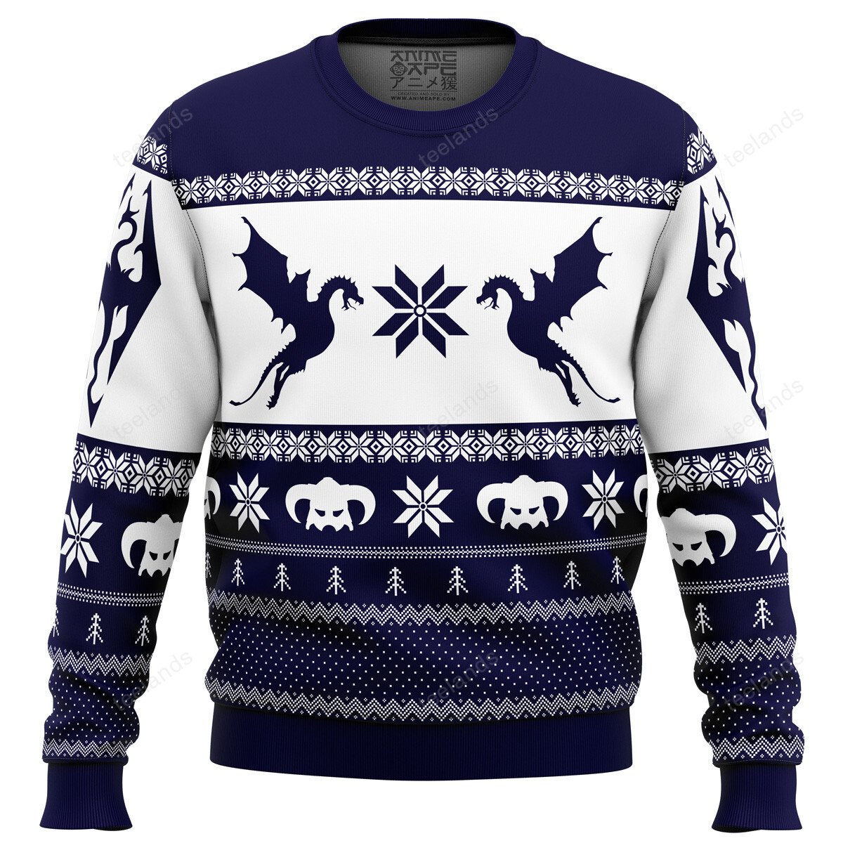 Guyver let it snow 3D Christmas Sweater - Holiday Gift product image 3