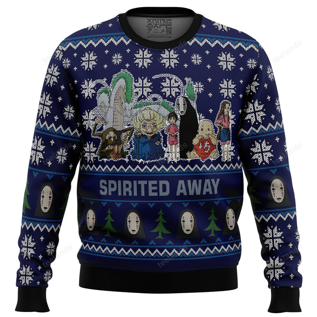 Samurai Christmas tree 3D Christmas Sweater - Holiday Gift product image 5