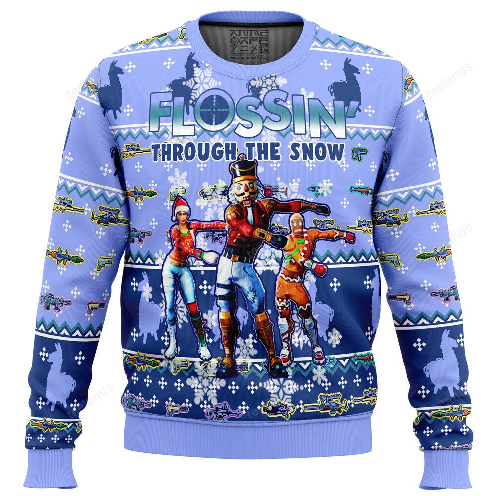 Gundam wing sprites 3D Christmas Sweater - Holiday Gift product image 5