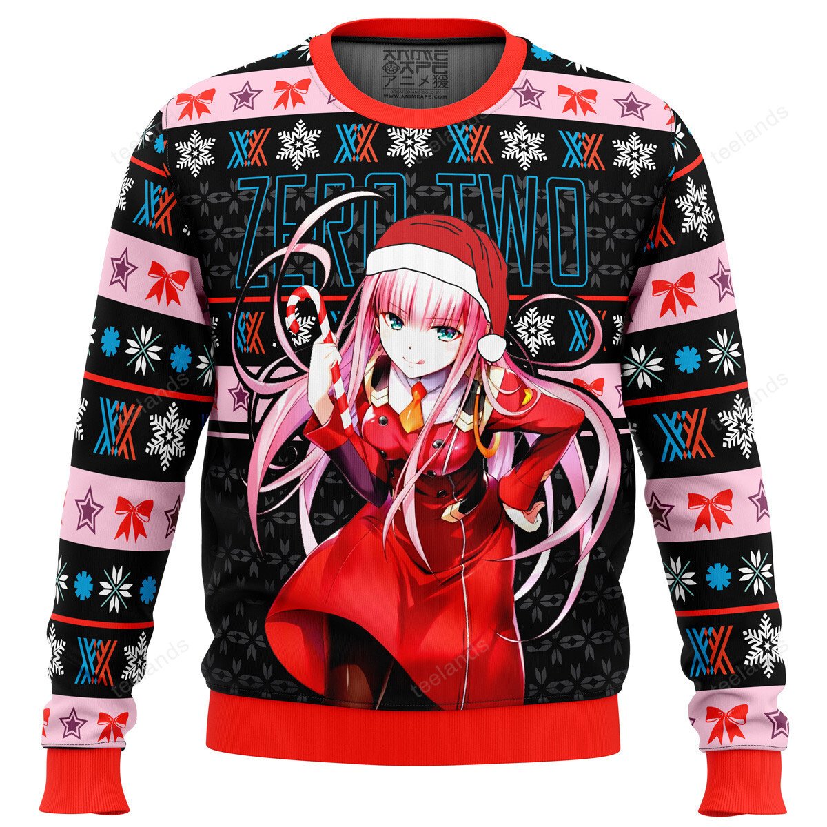 Zero Two 3D Christmas Sweater - Holiday Gift product image