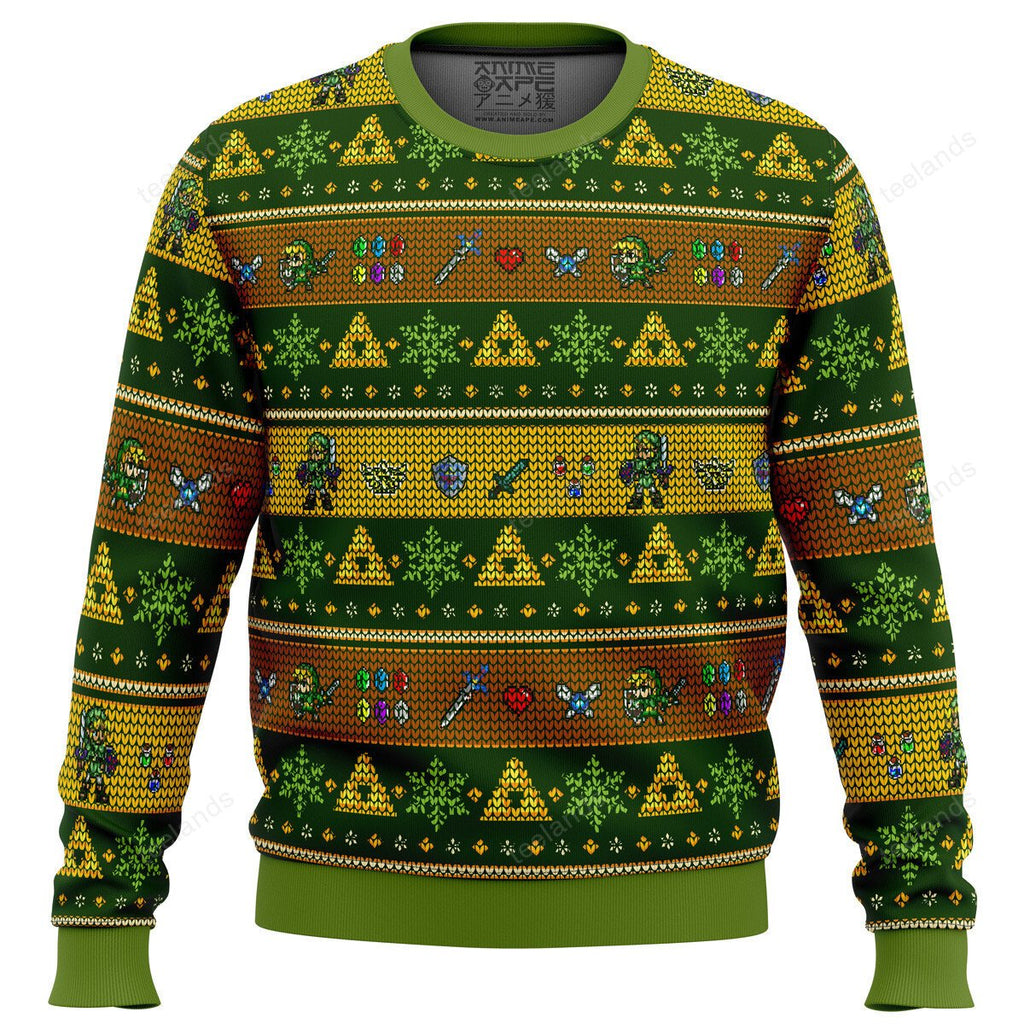 Link adventure Legend of Zelda 3D Christmas Sweater - Holiday Gift product image