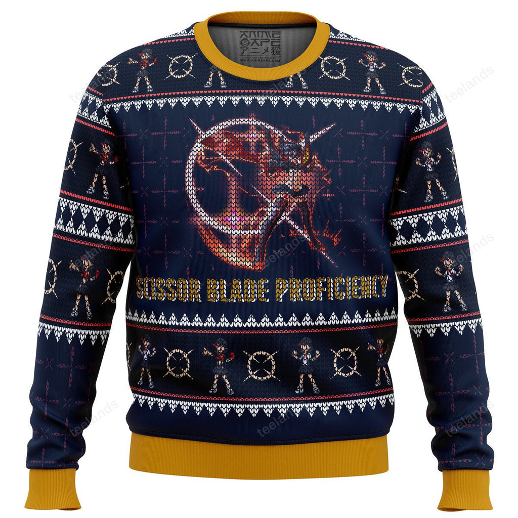 Scissor blade proficiency 3D Christmas Sweater - Holiday Gift product image