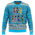 Mighty morphin chibis power rangers 3D Christmas Sweater - Holiday Gift product image