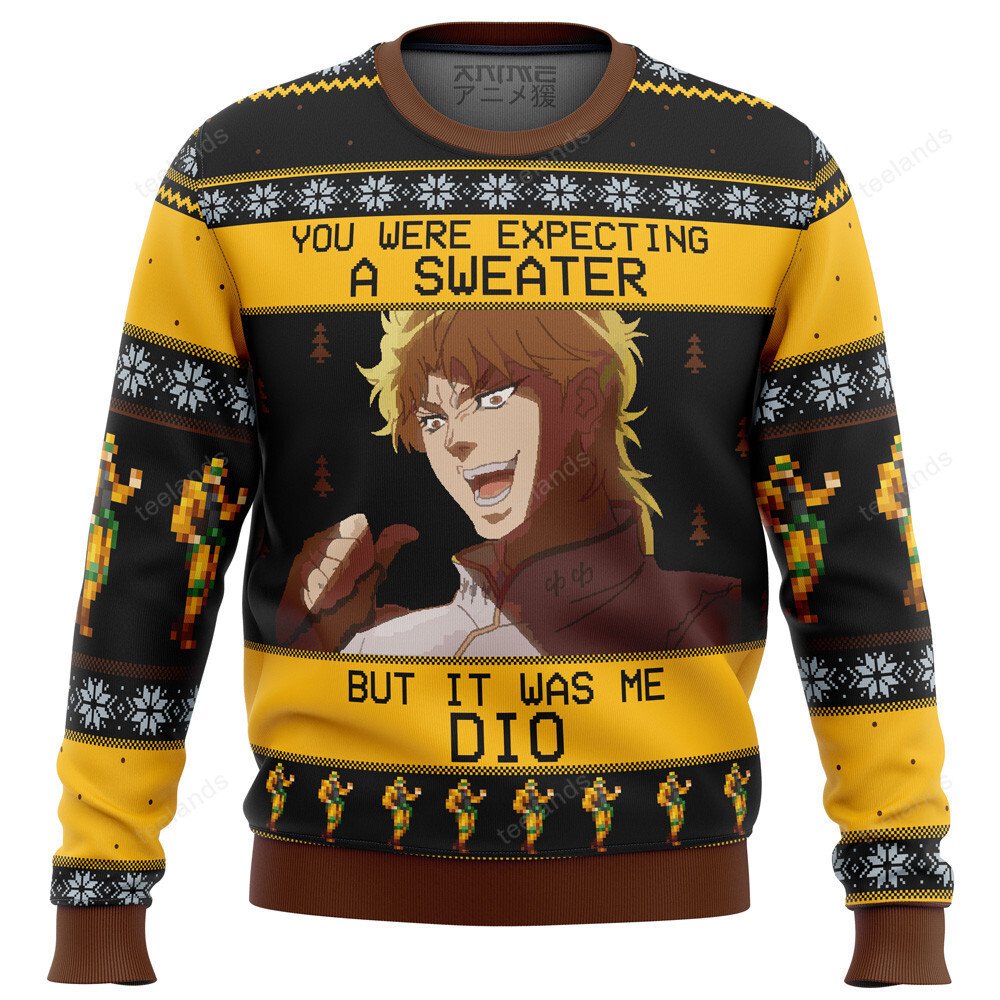 You were expecting a but it was me Dio 3D Christmas Sweater - Holiday Gift product image