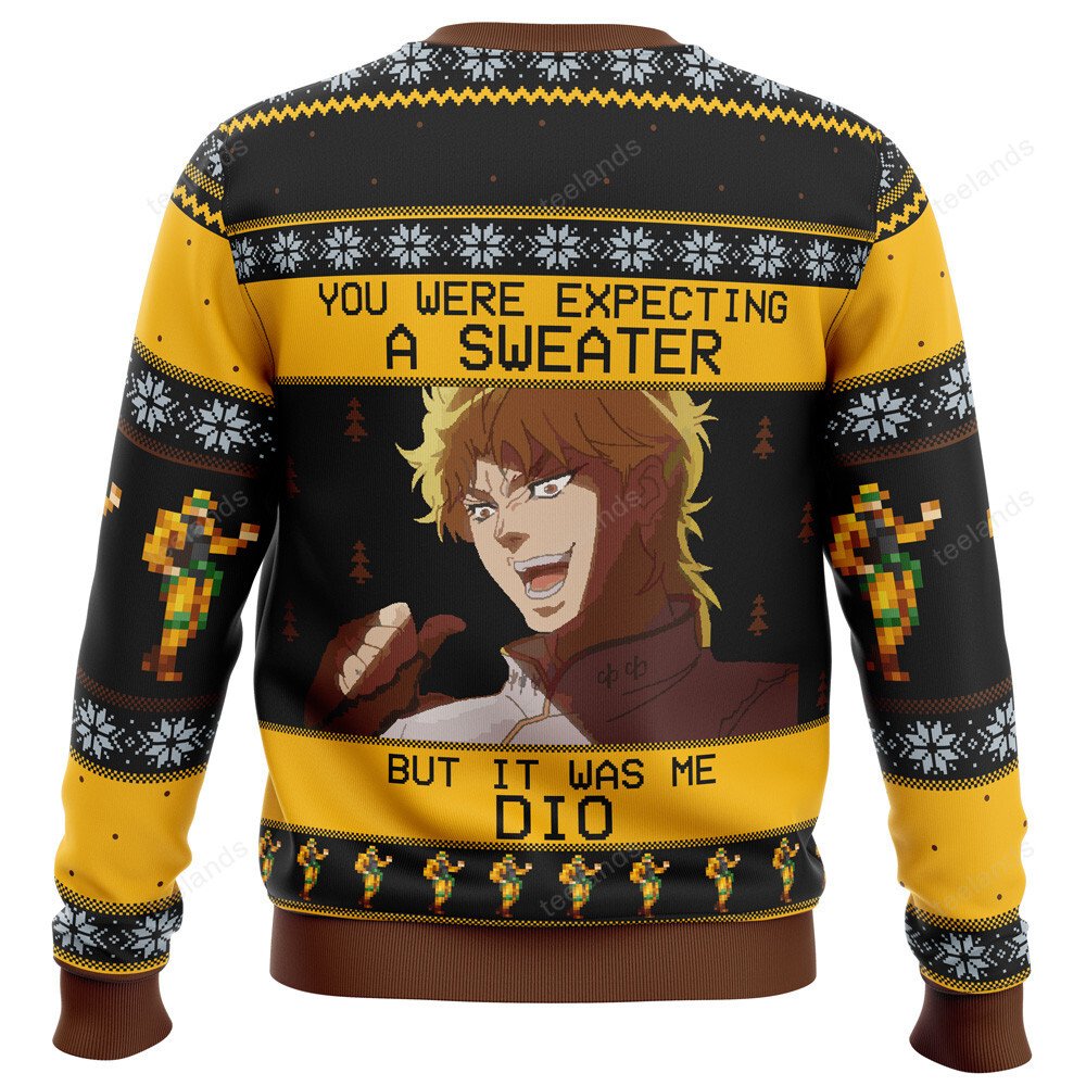 You were expecting a but it was me Dio 3D Christmas Sweater - Holiday Gift product image 4