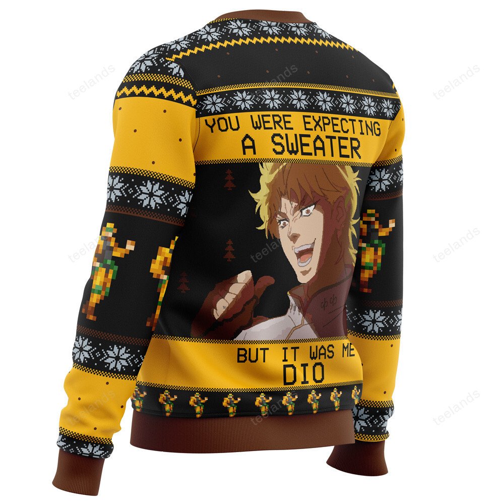 You were expecting a but it was me Dio 3D Christmas Sweater - Holiday Gift product image 2
