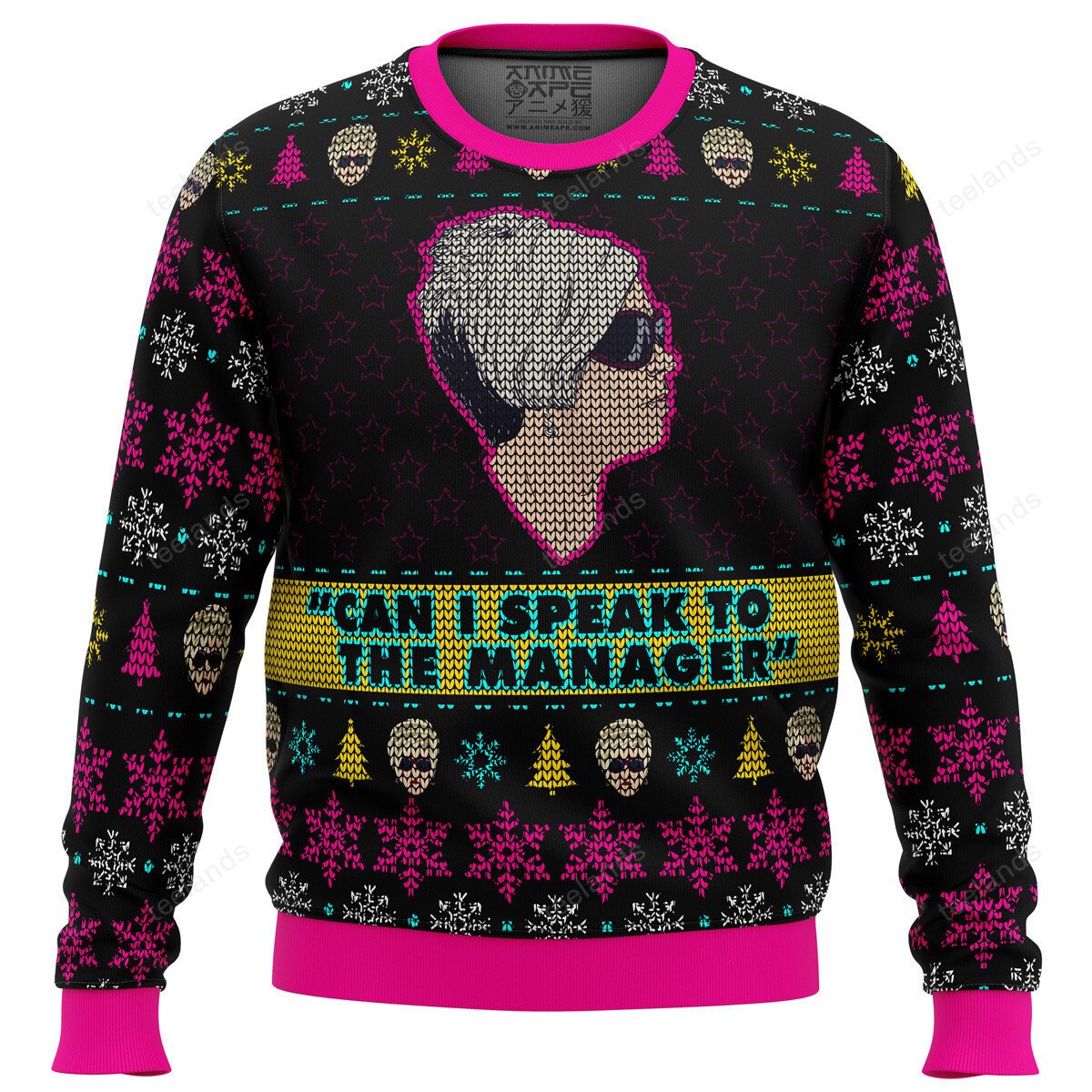 Mighty morphin chibis power rangers 3D Christmas Sweater - Holiday Gift product image 4