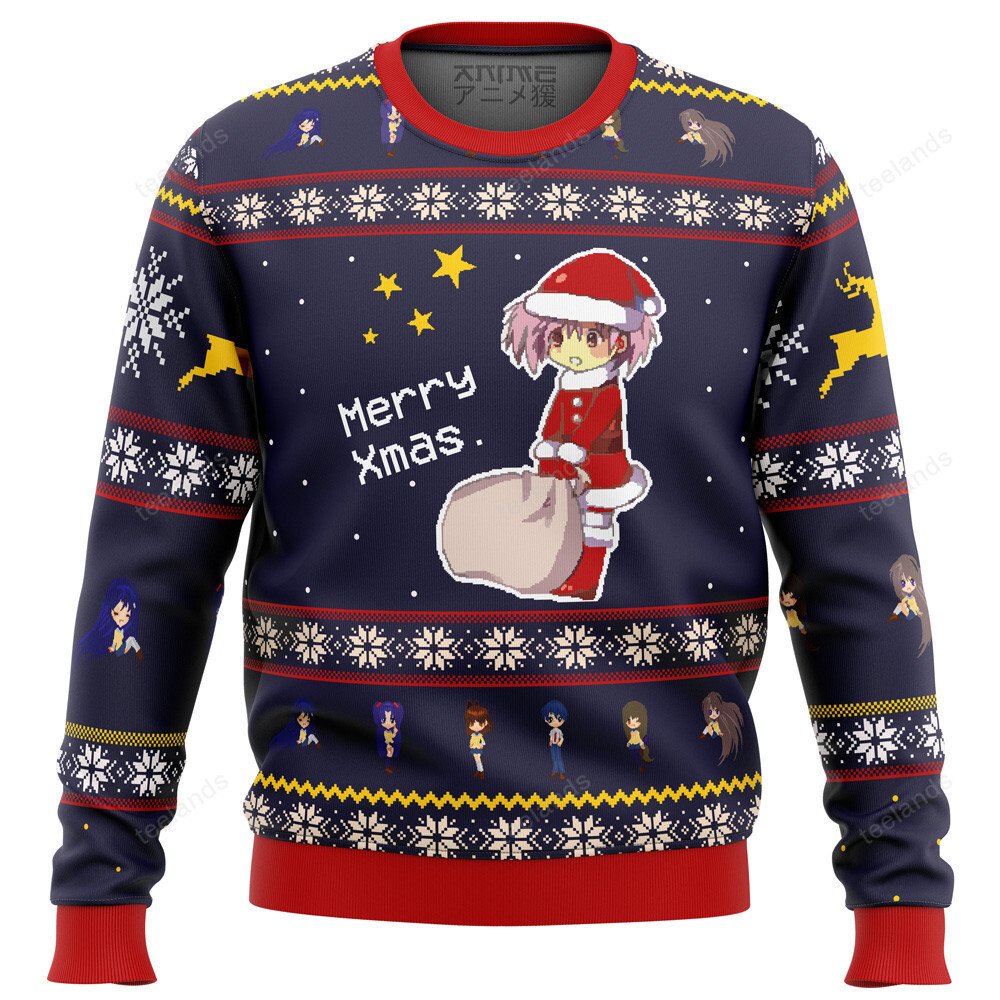 Samurai Christmas tree 3D Christmas Sweater - Holiday Gift product image 4