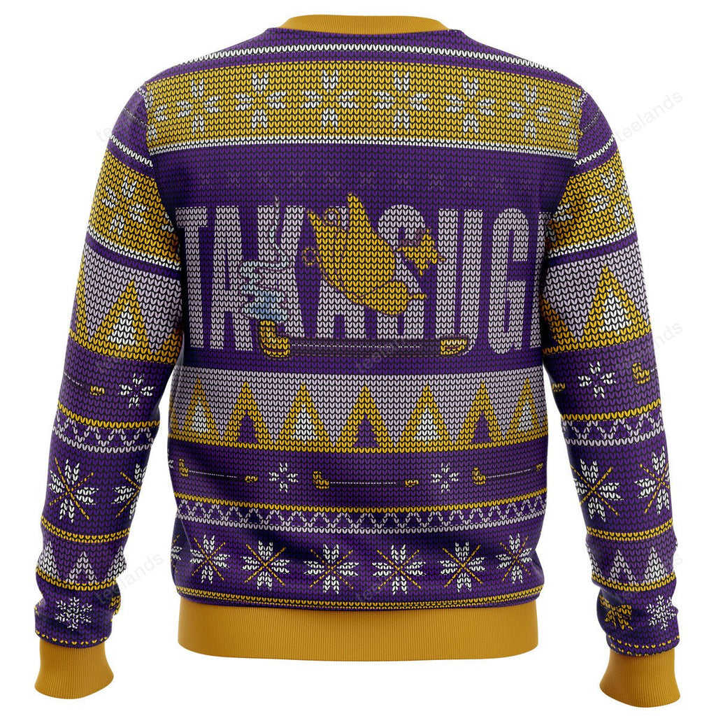 Gintama smokin shinsuke 3D Christmas Sweater - Holiday Gift product image 4