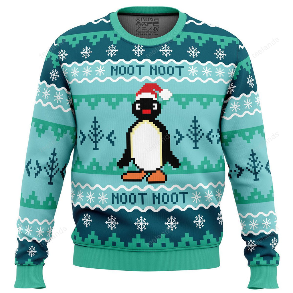 Penguin noot noot 3D Ugly Christmas Sweater - Holiday Gift product image