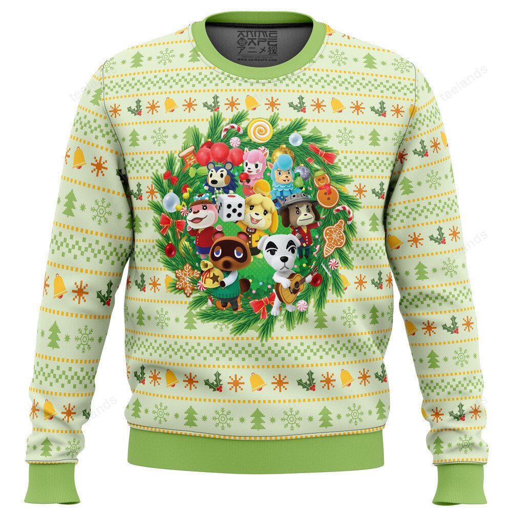 Animal festival animal crossing 3D Ugly Christmas Sweater - Holiday Gift product image