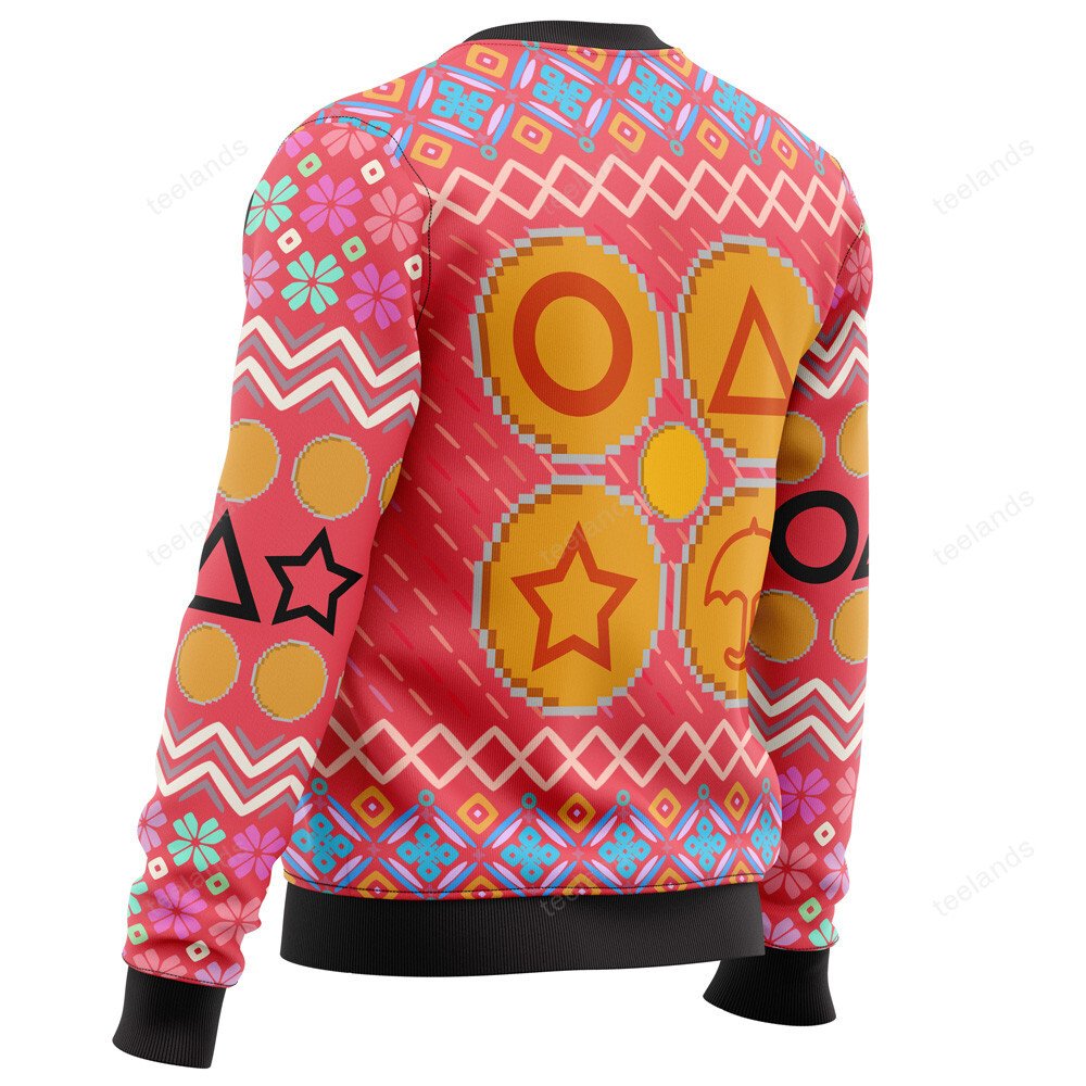 Squid game squidmas 3D Ugly Christmas Sweater - Holiday Gift product image 3