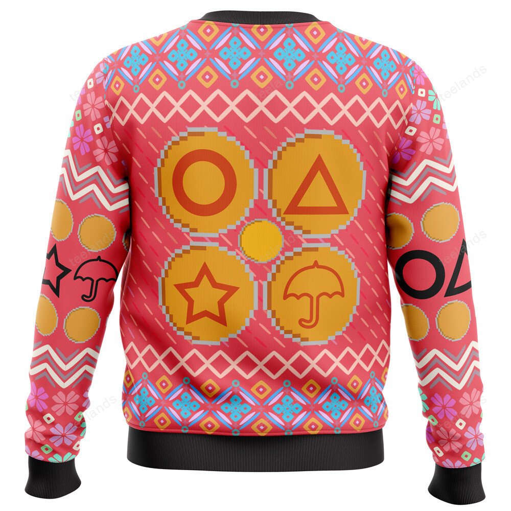 Squid game squidmas 3D Ugly Christmas Sweater - Holiday Gift product image 4