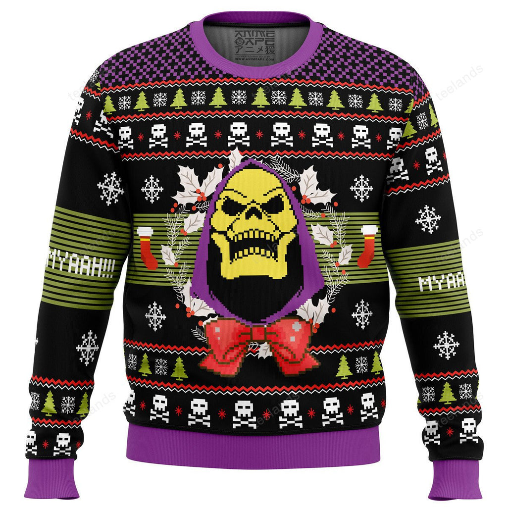 Skeletor 3D Ugly Christmas Sweater - Holiday Gift product image