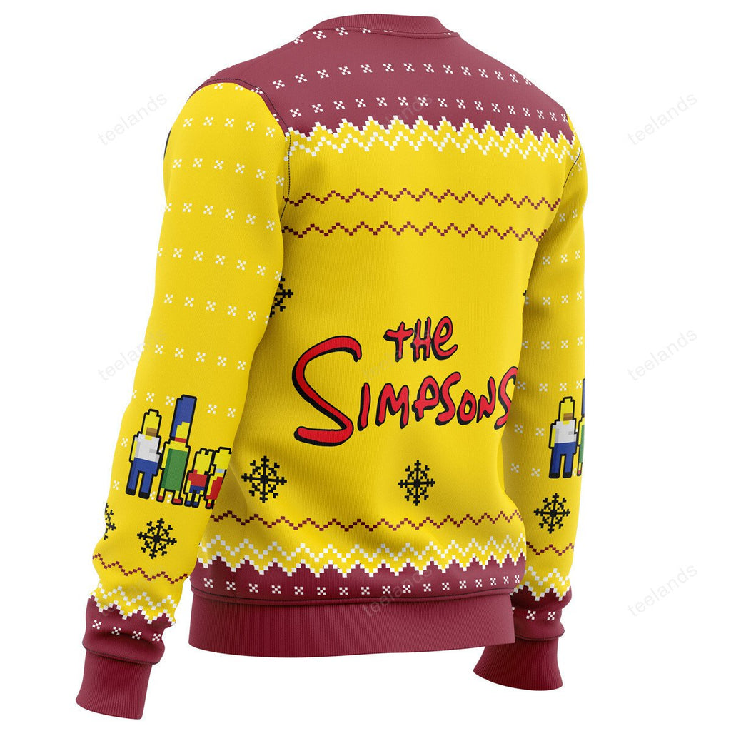 Worst xmas ever the simpsons 3D Ugly Christmas Sweater - Holiday Gift product image 3
