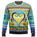 Courage is the key 3D Christmas Sweater - Holiday Gift product image