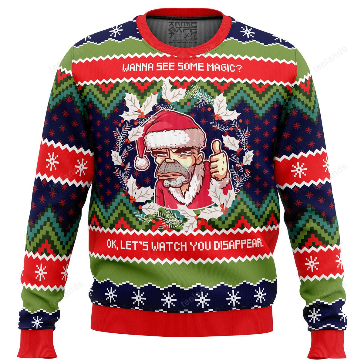 Courage is the key 3D Christmas Sweater - Holiday Gift product image 4
