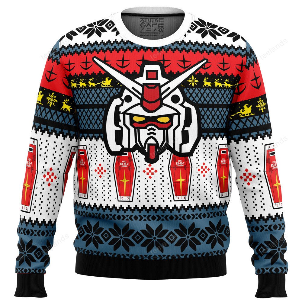 RX 78 Gundam 3D Christmas Sweater - Holiday Gift product image