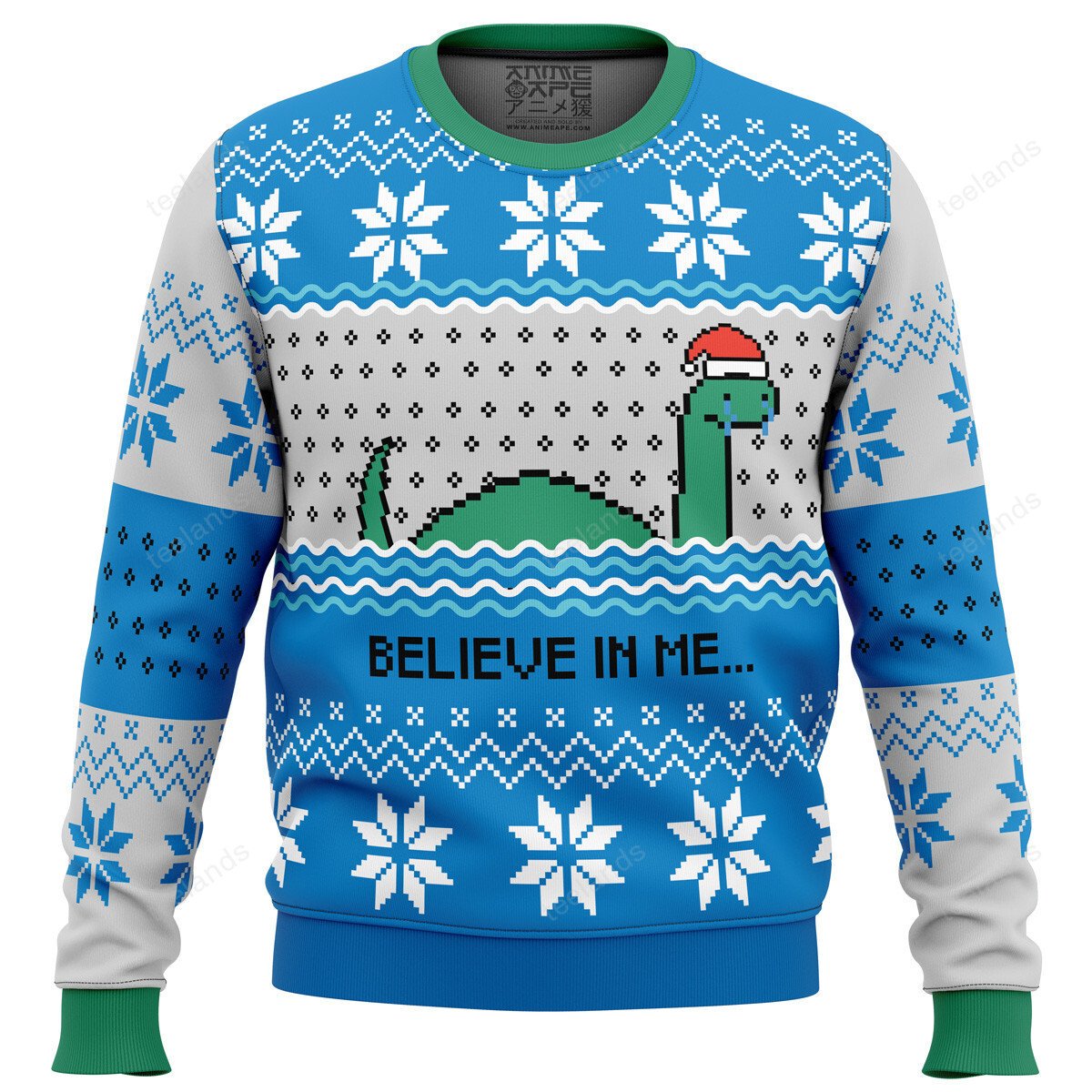 Courage is the key 3D Christmas Sweater - Holiday Gift product image 3