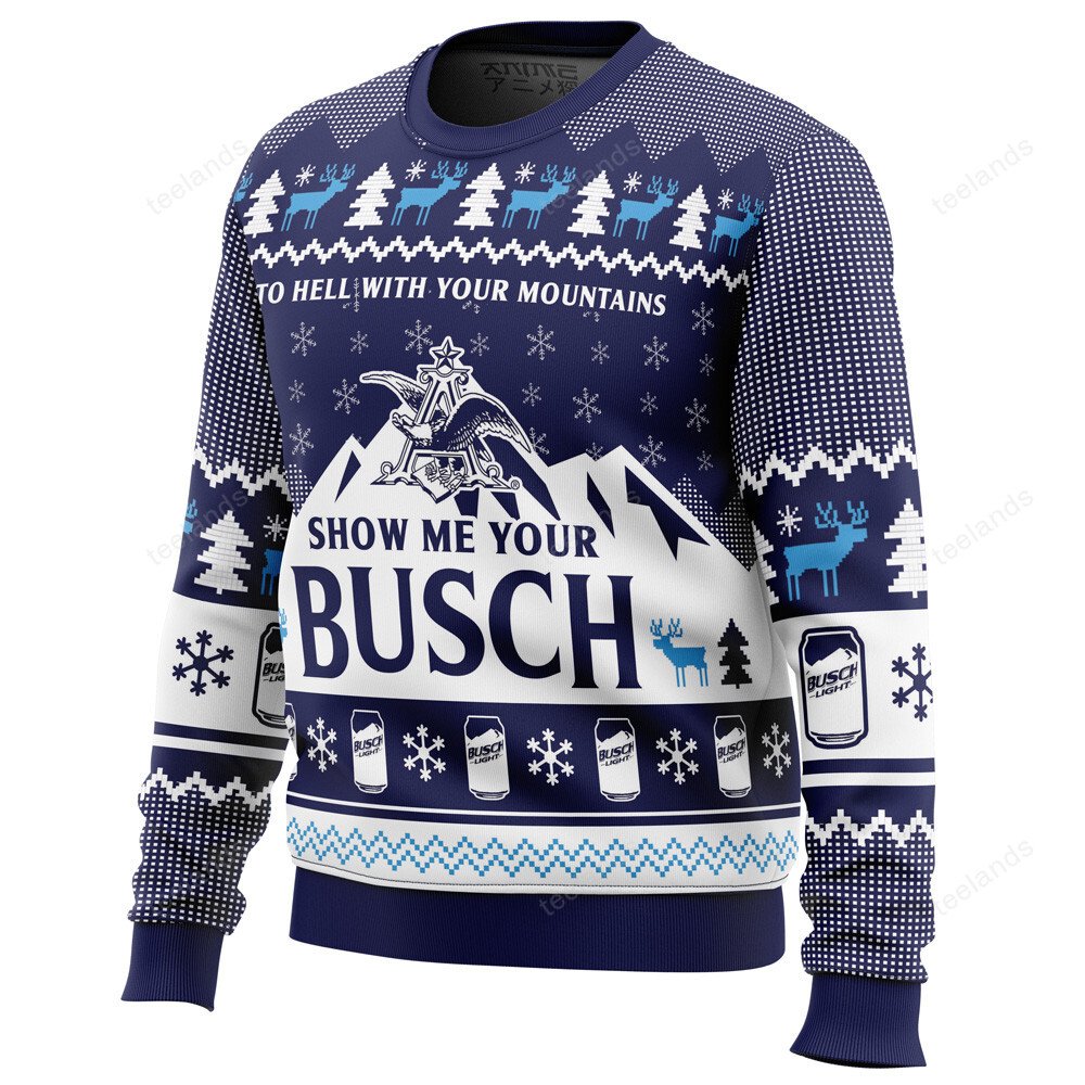 Show me your busch 3D Ugly Christmas Sweater - Holiday Gift product image 2
