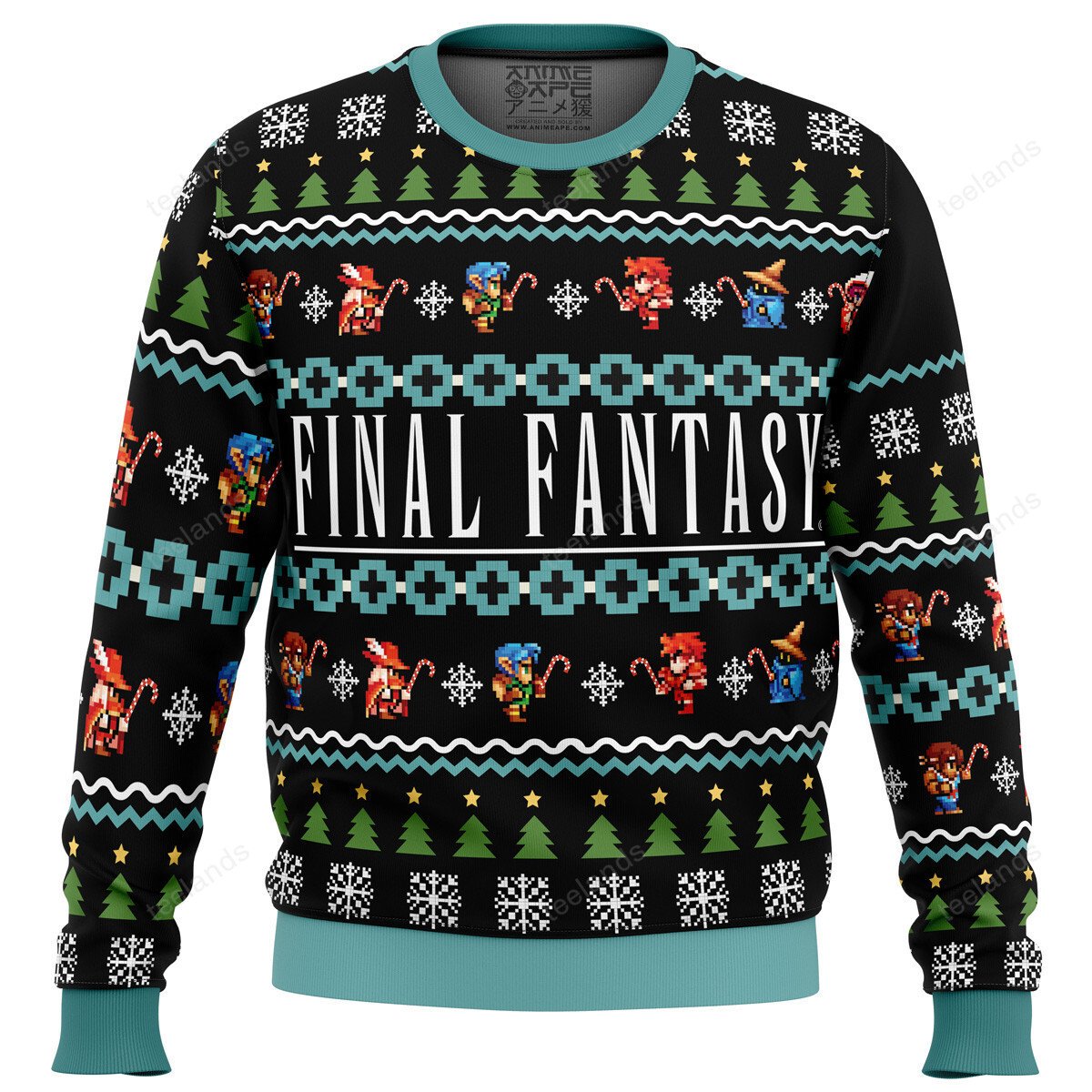 Final Fantasy 3D Ugly Christmas Sweater - Holiday Gift product image
