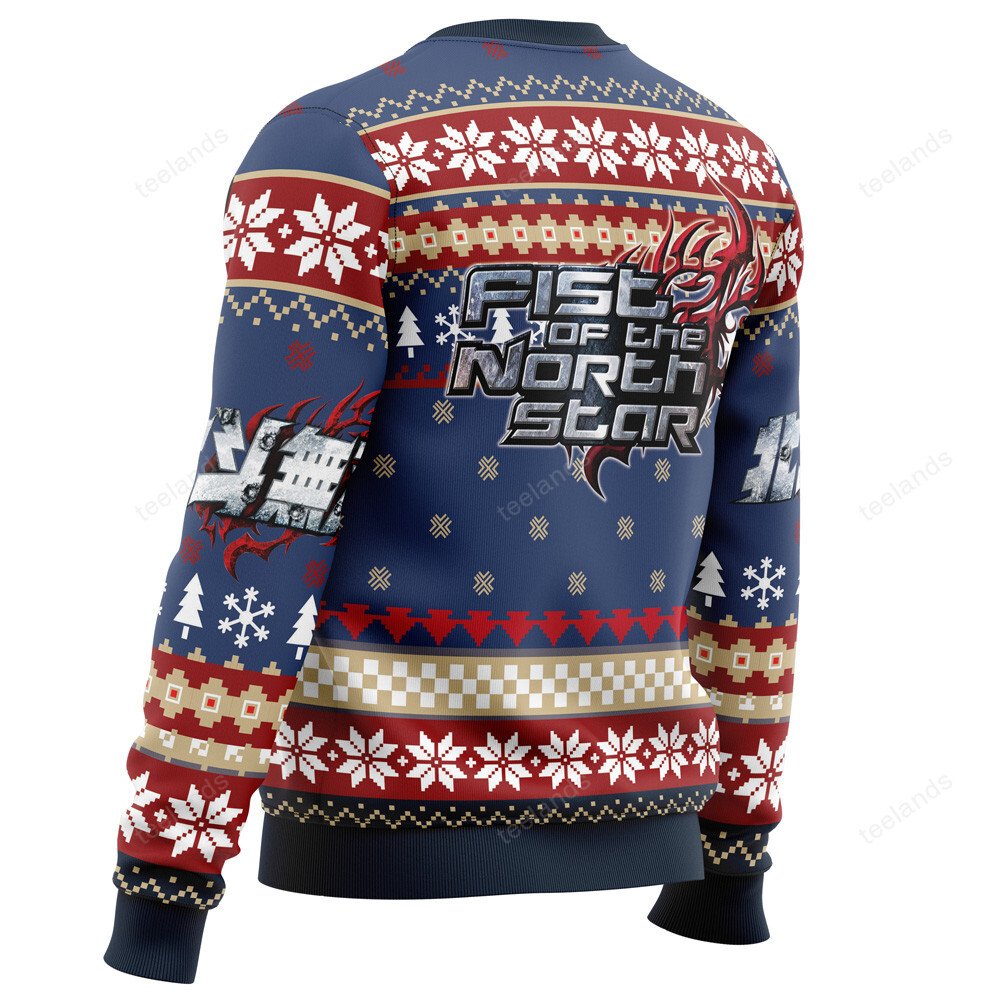 Christmas kenshiro fist of the north star 3D Christmas Sweater - Holiday Gift product image 3