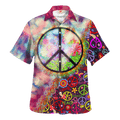 Hippie Hawaiian Retro Summer Festival Style HBL-HP-20 - Adult & Kids T-Shirts, Sweatshirts & Hoodies apparel design preview 1