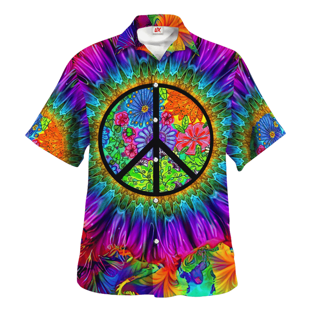 Hippie Hawaiian Retro Festival Party Style HBL-HP-25 - Adult & Kids T-Shirts, Sweatshirts & Hoodies apparel design preview 1
