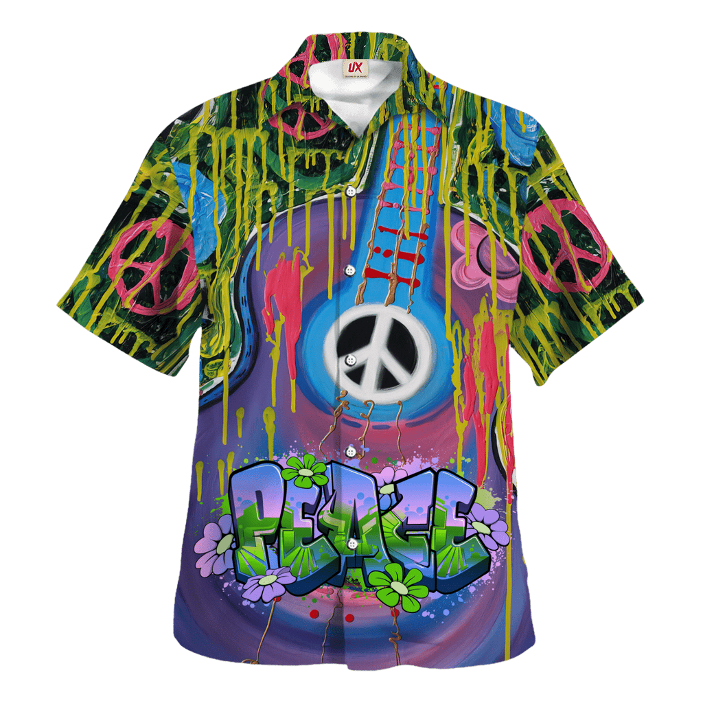 Hippie Hawaiian Groovy Summer Festival Style - Adult & Kids T-Shirts, Sweatshirts & Hoodies apparel design preview 1