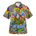 Hippie Hawaiian Retro Vacation Party Style HBL-HP-31 - Adult & Kids T-Shirts, Sweatshirts & Hoodies apparel design preview 1