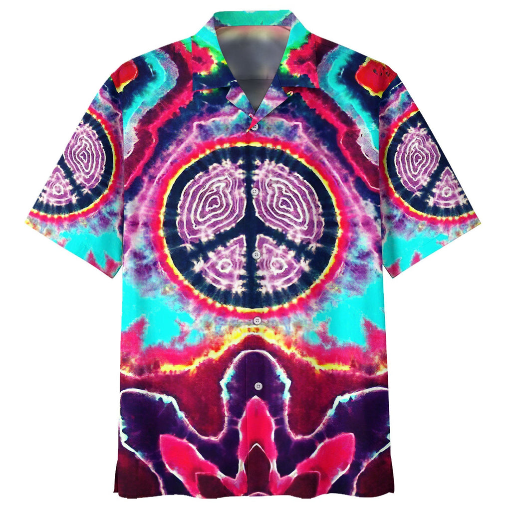 Hippie Hawaiian Retro 70s Psychedelic Summer Beach - Adult & Kids T-Shirts, Sweatshirts & Hoodies apparel design preview 1