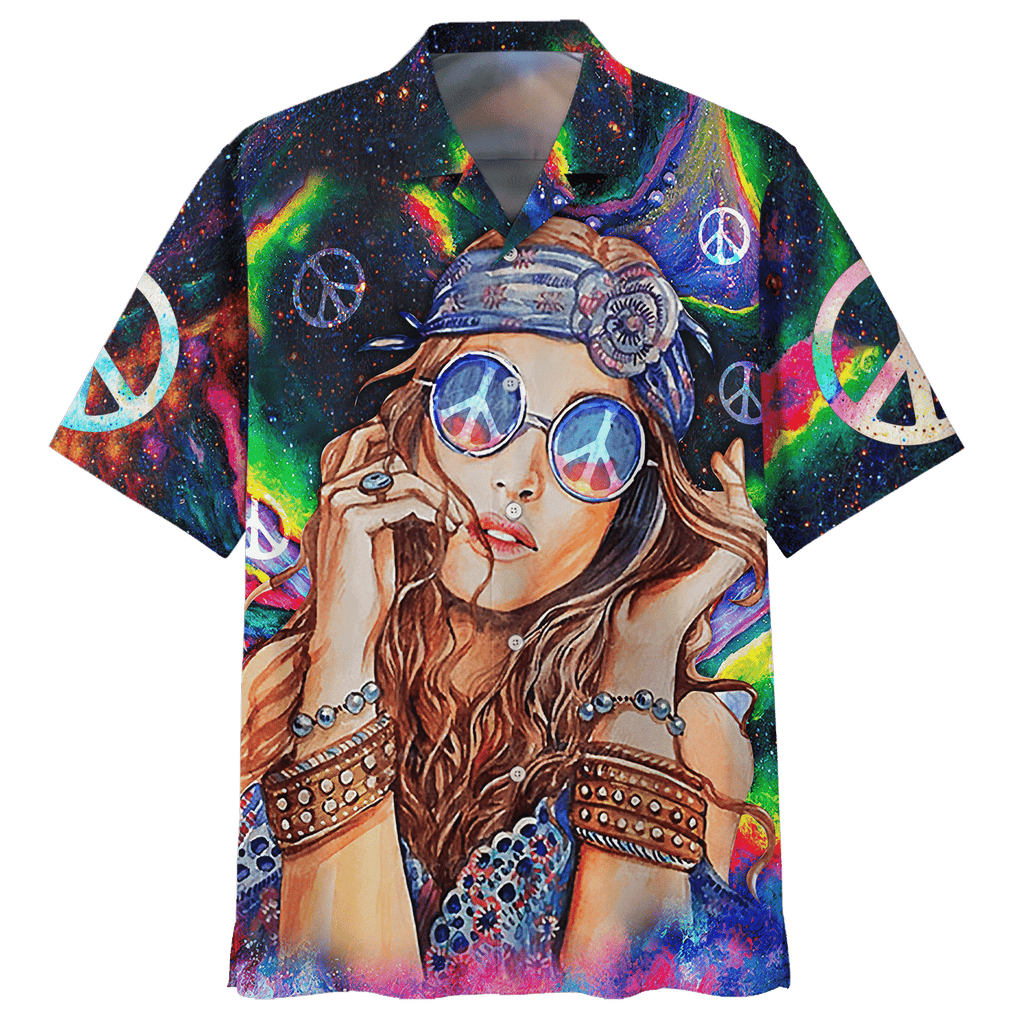 Hippie Hawaiian Vintage Psychedelic Beach Style - Adult & Kids T-Shirts, Sweatshirts & Hoodies apparel design preview 1
