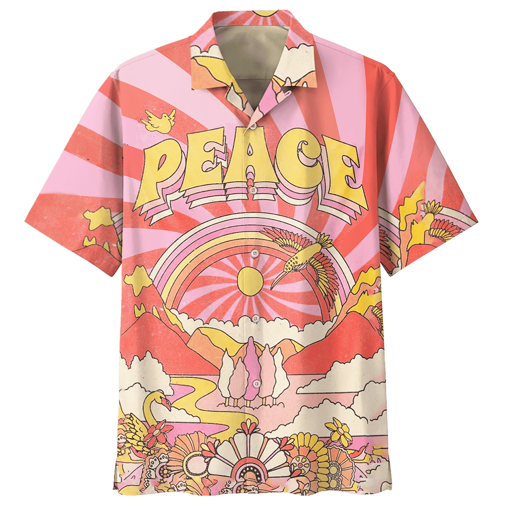 Hippie Hawaiian Groovy Retro Festival Style - Adult & Kids T-Shirts, Sweatshirts & Hoodies apparel design preview 1