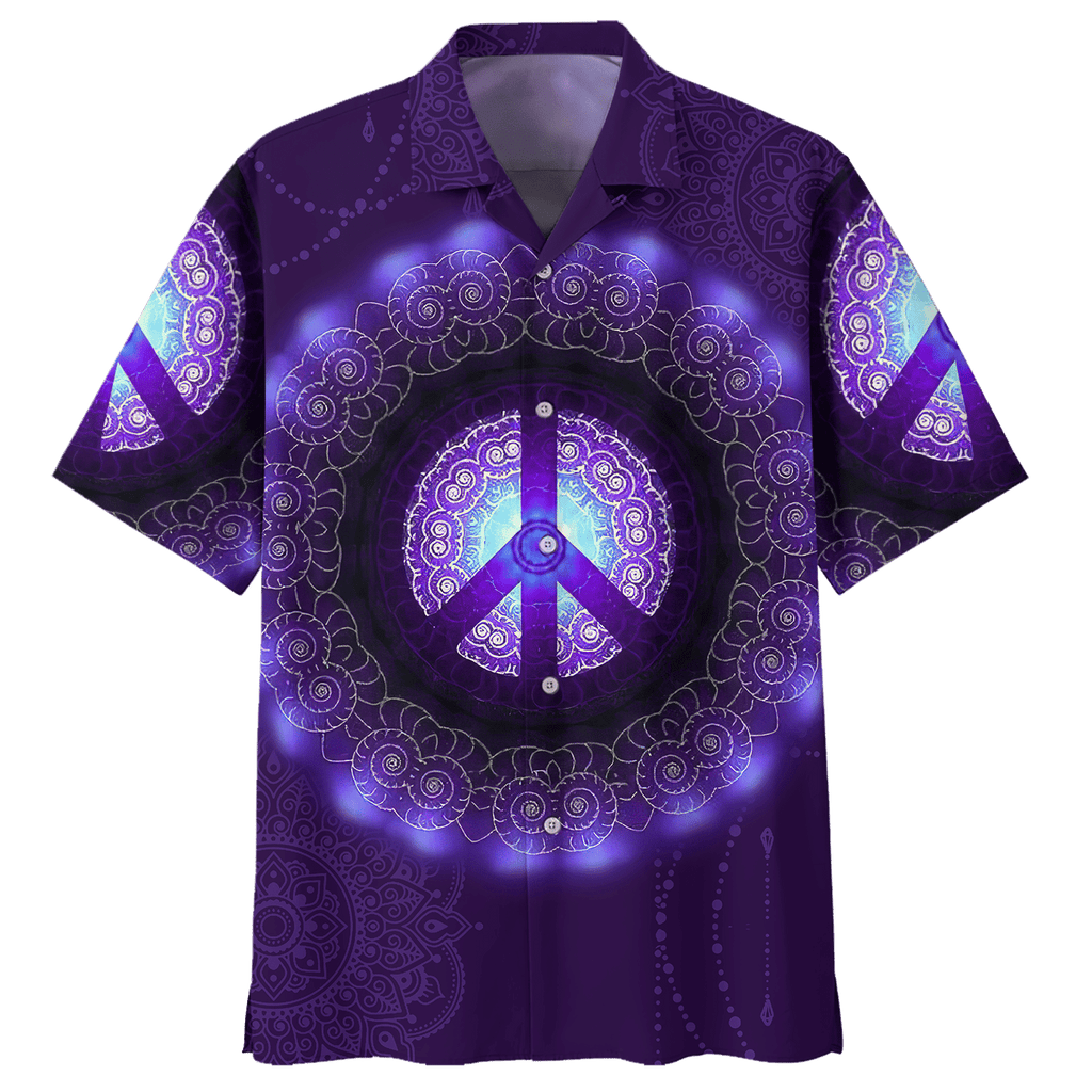 Hippie Hawaiian Vintage Peace Love Summer Style - Adult & Kids T-Shirts, Sweatshirts & Hoodies apparel design preview 1