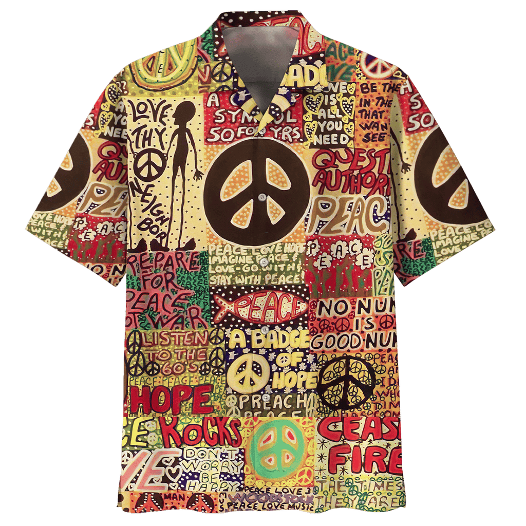 Hippie Hawaiian Retro 70s Summer Beach Style - Adult & Kids T-Shirts, Sweatshirts & Hoodies apparel design preview 1