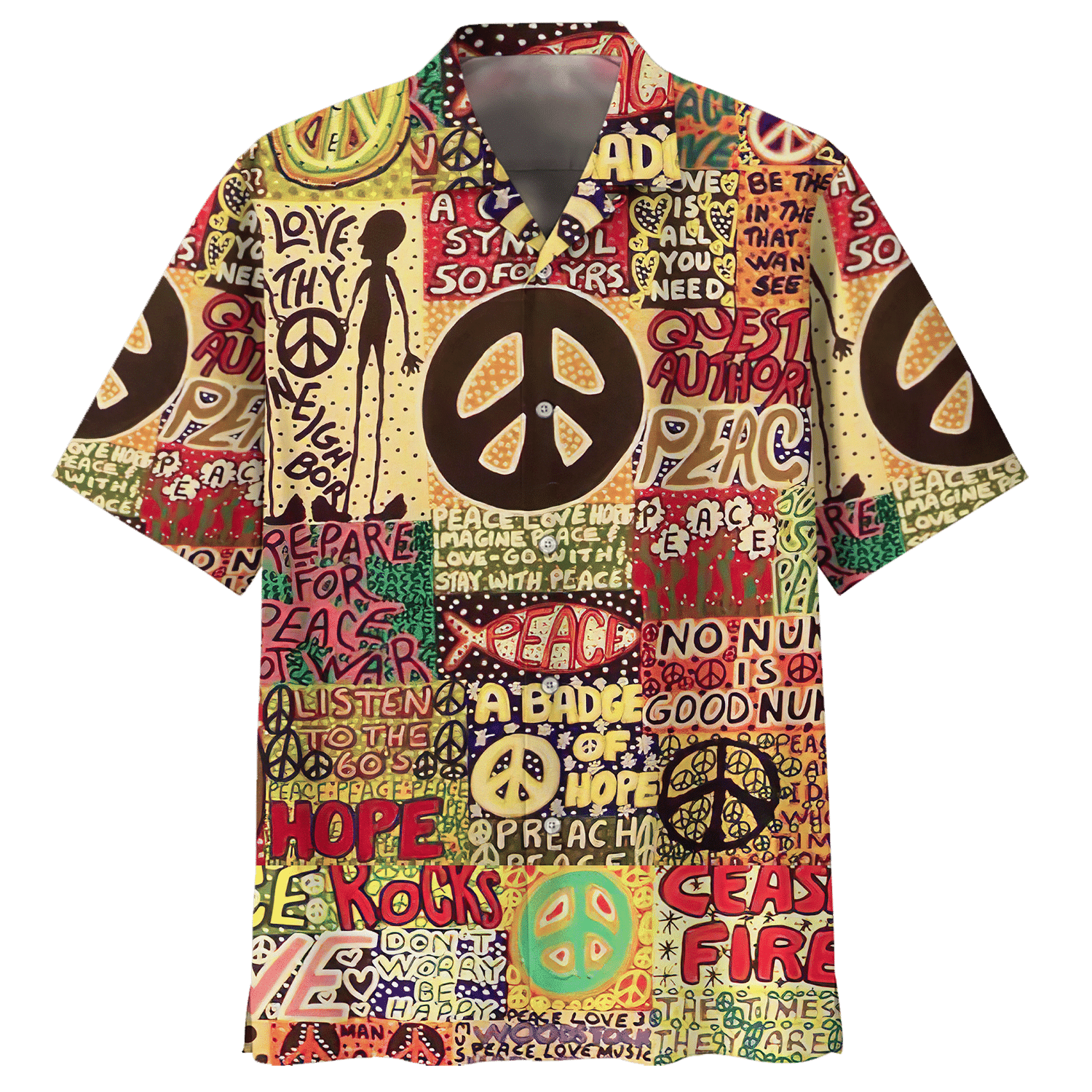 Hippie Hawaiian Retro 70s Summer Beach Style - Adult & Kids T-Shirts, Sweatshirts & Hoodies apparel design preview 1