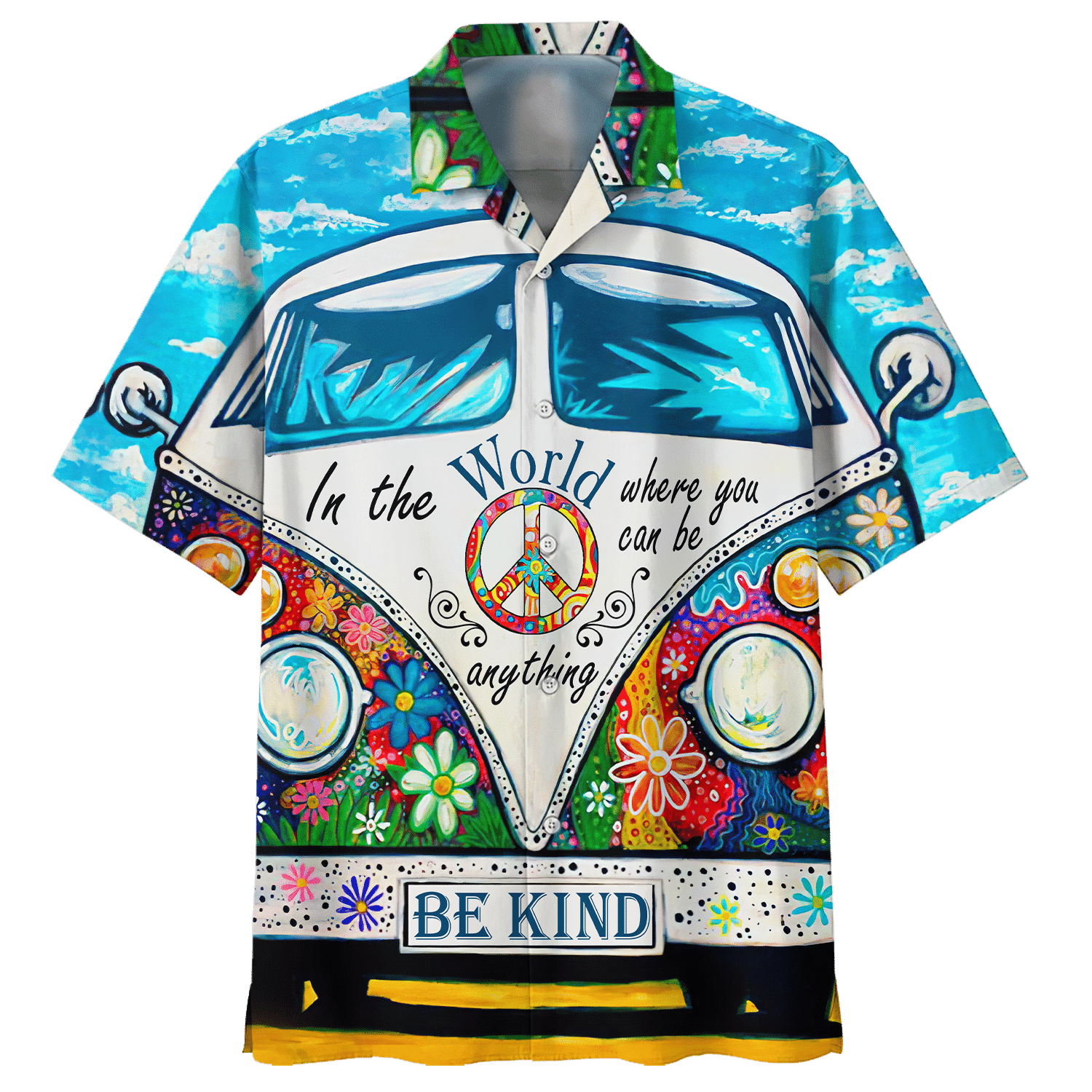 Hippie Hawaiian Vintage Festival Summer Style - Adult & Kids T-Shirts, Sweatshirts & Hoodies apparel design preview 1