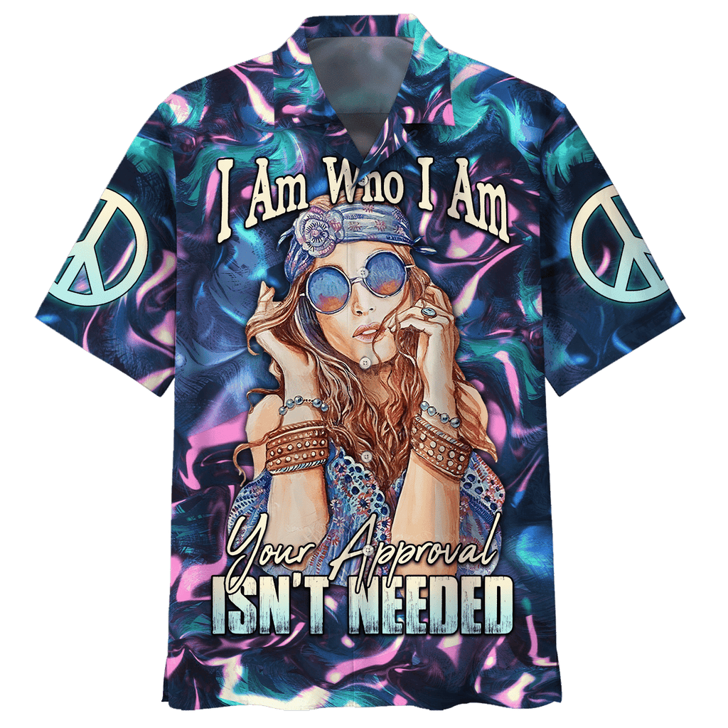Hippie Hawaiian Retro 70s Festival Style HBL-HP-04 - Adult & Kids T-Shirts, Sweatshirts & Hoodies apparel design preview 1