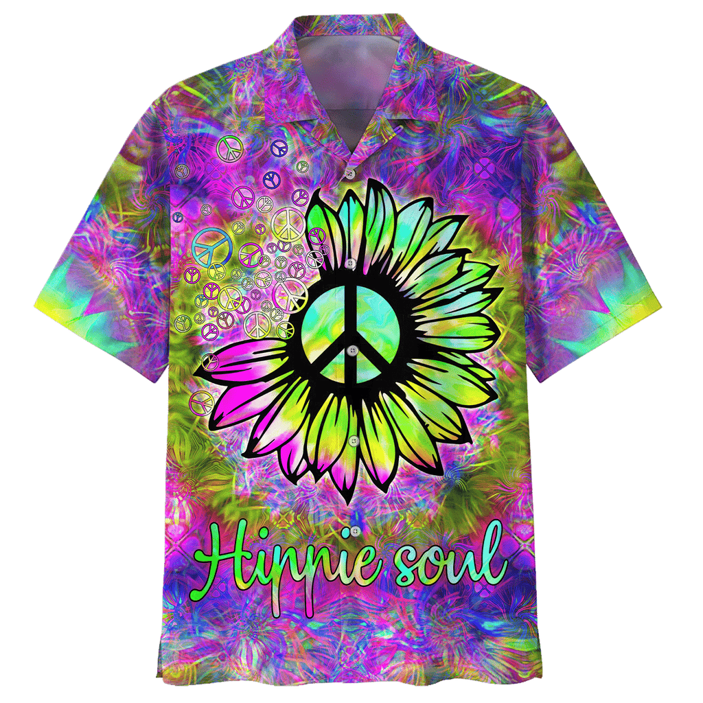Hippie Hawaiian Groovy Peace Love Summer Style - Adult & Kids T-Shirts, Sweatshirts & Hoodies apparel design preview 1