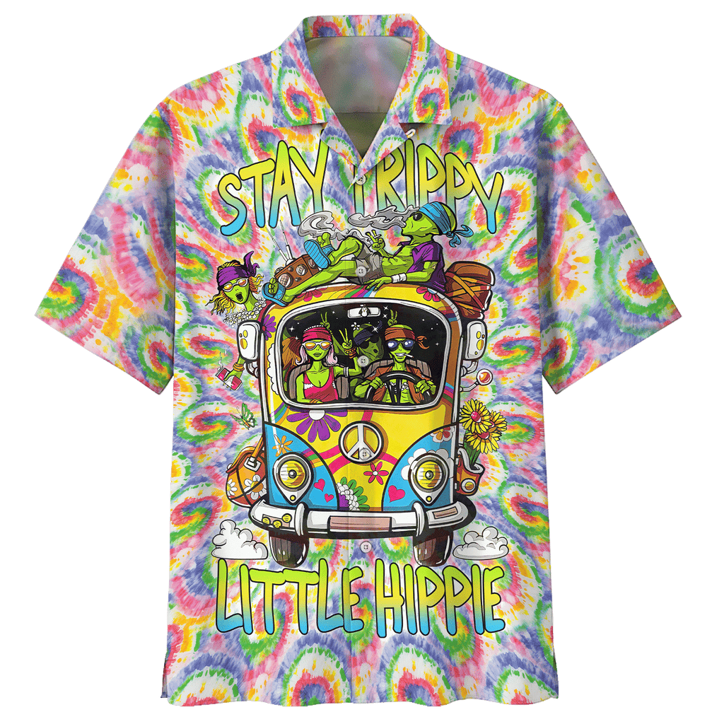 Hippie Hawaiian Psychedelic 70s Beach Style HBL-HP-13 - Adult & Kids T-Shirts, Sweatshirts & Hoodies apparel design preview 1