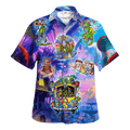 Hippie Hawaiian Vintage Peace Sign Festival Style - Adult & Kids T-Shirts, Sweatshirts & Hoodies apparel design preview 1