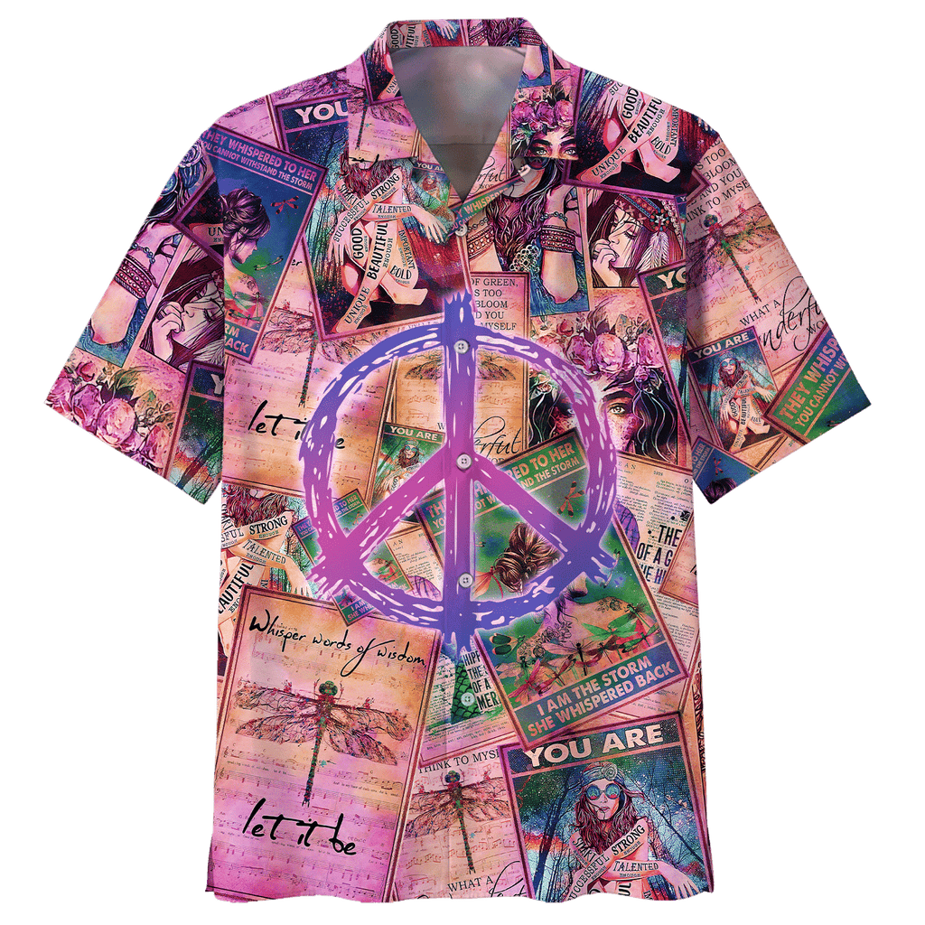 Hippie Hawaiian Retro Summer Vacation Style HBL-HP-14 - Adult & Kids T-Shirts, Sweatshirts & Hoodies apparel design preview 1