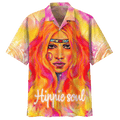 Hippie Hawaiian Groovy Retro Summer Style HBL-HP-17 - Adult & Kids T-Shirts, Sweatshirts & Hoodies apparel design preview 1